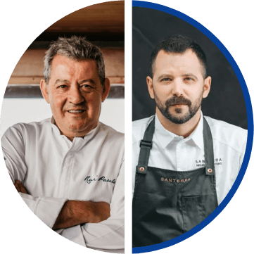 Rui Martins e Luke Nguyen