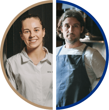 Aurora Goy and Lucía Freitas